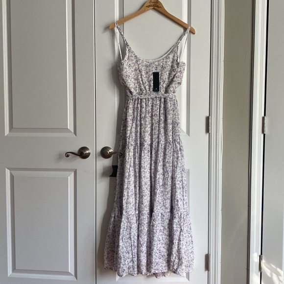 Lulu’s Floral Print Tiered Maxi Dress - Size S - NWT - Picture 4 of 5
